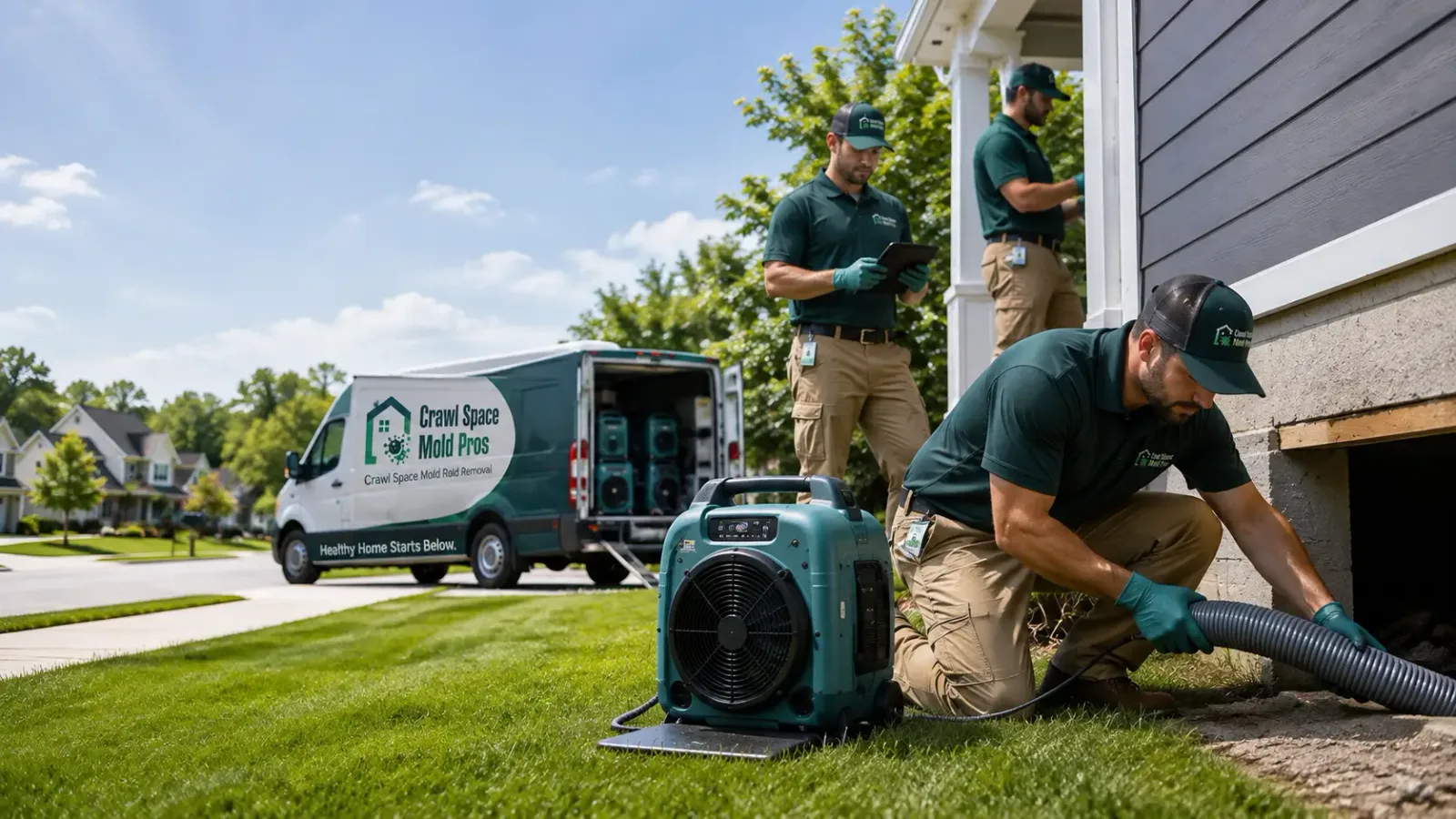 Crawl Space Mold Removal in Sabina, OH